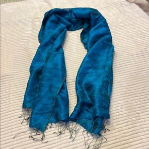 Vibrant Blue Scarf